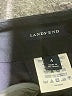 Lands' End 100% Baumwolle Solid Black Formal Skirt Size 4 - photo 4