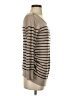 Lety & Me Stripes Tan Pullover Sweater Size S - photo 4