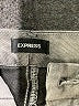 Express Chevron-herringbone Gray Jeans Size S - photo 4