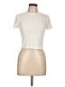 Express Ivory Short Sleeve Turtleneck Size L - photo 1