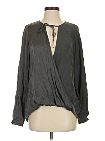 Go By Go Silk Long Sleeve Silk Top (view 1)