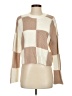 Sincerely Jules Color Block Tan Pullover Sweater Size XS - photo 1
