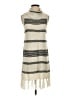 Unbranded Stripes Ivory White Casual Dress Size S - photo 1