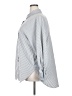 Unbranded 100% Polyester Stripes Gray Long Sleeve Blouse Size XXL - photo 5