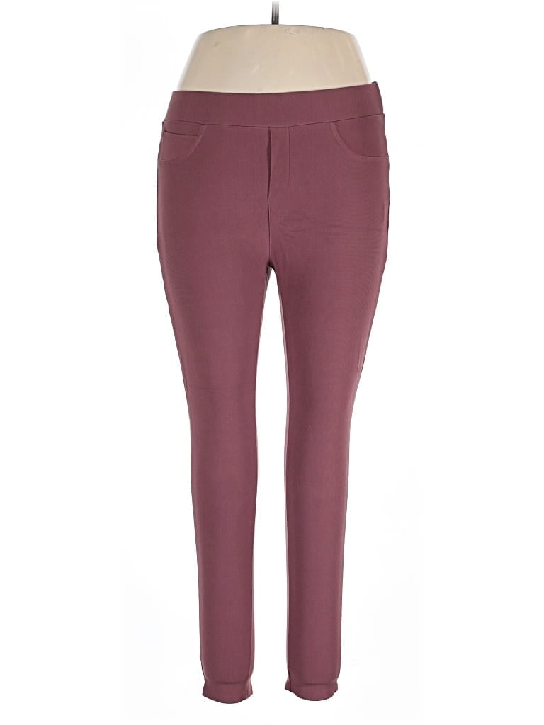 Pre-owned Maze Collection Active Pants In Burgundy