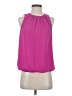 Ann Taylor 100% Polyester Pink Sleeveless Blouse Size XS - photo 1