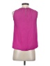 Ann Taylor 100% Polyester Pink Sleeveless Blouse Size XS - photo 2