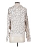 Laundry by Shelli Segal Animal Print Tan Sweatshirt Size S - photo 2