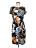 Nine West Print Blue Casual Dress Size S - photo 1