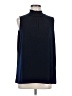 Susan Graver Blue Sleeveless Blouse Size L - photo 1