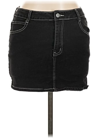 Unbranded Denim Skirt (view 1)