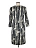 Emploi Graphic Gray Casual Dress Size M - photo 2