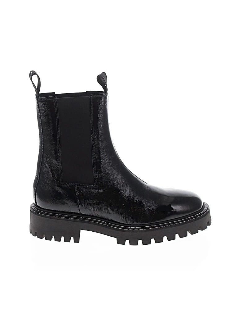 Pre-owned Last Ankle Boots In Black