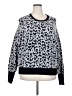 Halogen Animal Print Silver Pullover Sweater Size 2X - photo 1