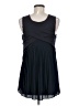 Ecru 100% Rayon Black Sleeveless Top Size M - photo 2