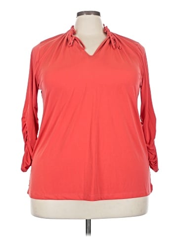 Always Indigo 3/4 Sleeve Blouse (view 1)