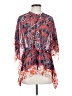 MICHAEL Michael Kors 100% Polyester Red 3/4 Sleeve Blouse Size S - photo 1