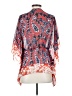MICHAEL Michael Kors 100% Polyester Red 3/4 Sleeve Blouse Size S - photo 2