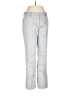 Gap Chevron-herringbone Silver Linen Pants Size 4R - photo 1