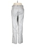Gap Chevron-herringbone Silver Linen Pants Size 4R - photo 2