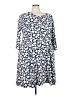 Talbots Print Blue Casual Dress Size 3X (petite) - photo 1