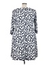 Talbots Print Blue Casual Dress Size 3X (petite) - photo 2