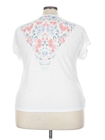 Bobeau Short Sleeve Top (view 2)
