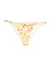Capittana Floral Gold Yellow Swimsuit Bottoms Size S - photo 1