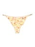 Capittana Floral Gold Yellow Swimsuit Bottoms Size S - photo 2