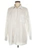 Unbranded Ivory Long Sleeve Button-Down Shirt Size M - photo 1
