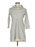 Loveappella Stripes Ivory Casual Dress Size S - photo 1