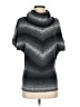 Candie's Chevron-herringbone Gray Poncho Size S - photo 1