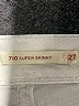 Levi's Color Block White Jeans Size 27 waist - photo 4