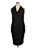 Sky Solid Black Cocktail Dress Size 1X - photo 1