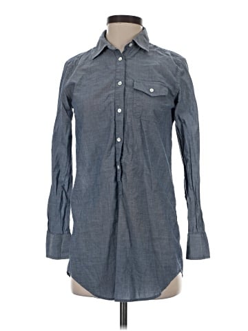 J.Crew Factory Store Long Sleeve Button-Down Shirt (view 1)