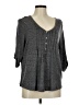 Kim Rogers Gray 3/4 Sleeve Blouse Size M (petite) - photo 1
