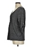 Kim Rogers Gray 3/4 Sleeve Blouse Size M (petite) - photo 5