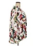 Pleione 100% Polyester Floral Ivory Long Sleeve Blouse Size 2X - photo 4