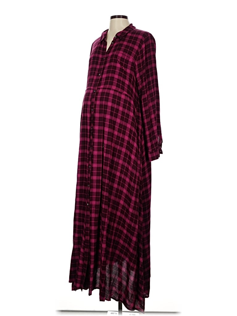 Pre-owned Hatch Casual Dress In Burgundy