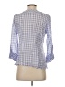 Talbots 100% Cotton Blue 3/4 Sleeve Blouse Size XS - photo 2