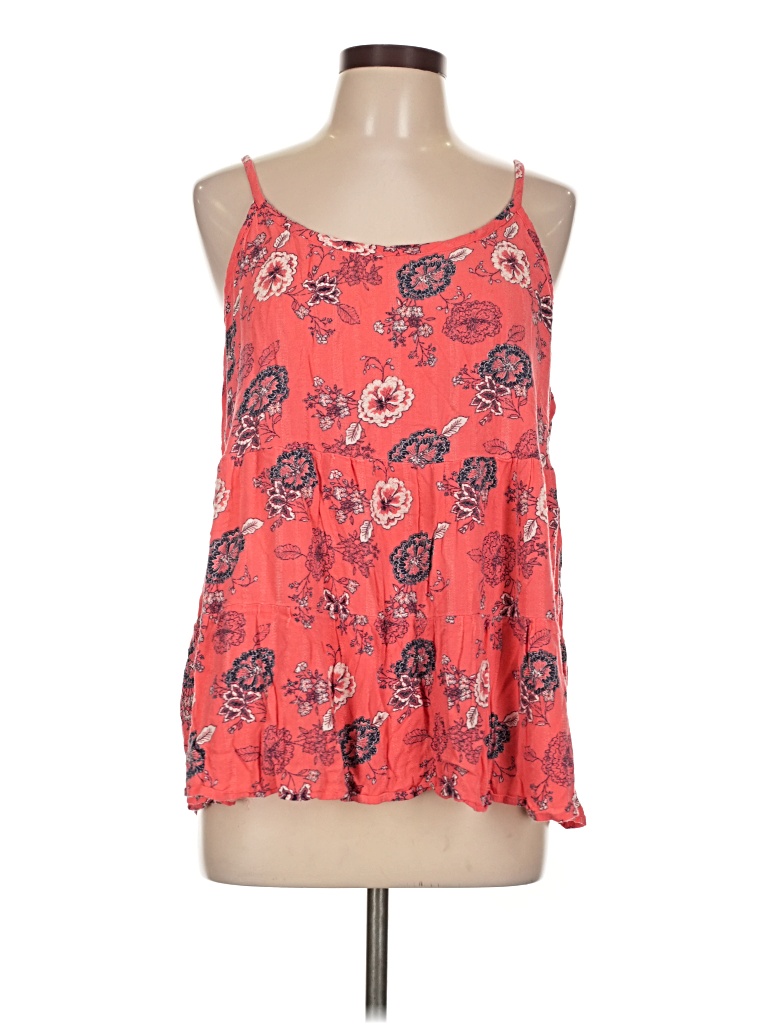 Pre-owned Torrid Sleeveless Top Red Halter Neckline Tops