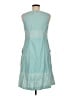 Pendleton 100% Polyester Teal Casual Dress Size 8 (petite) - photo 2
