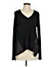 Alya Black Long Sleeve Top Size S - photo 1