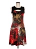 Bali Graphic Red Casual Dress Size 6 - photo 1