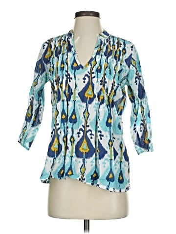 Roberta Roller Rabbit 3/4 Sleeve Blouse (view 1)