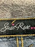 Susie Rose Chevron-herringbone Blue Jeans Size 13 - photo 7