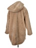 Only 100% Polyester Tan Coat Size XS - photo 2