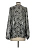 Eight Sixty Silver Long Sleeve Blouse Size XS - photo 2