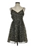 Delia's 100% Polyester Animal Print Black Casual Dress Size 5 - photo 1
