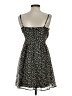 Delia's 100% Polyester Animal Print Black Casual Dress Size 5 - photo 2